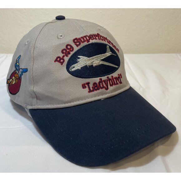 National Wasp WW2 Museum B-29 Superfortress Ladybird Baseball Cap Hat - Picture 7 of 10